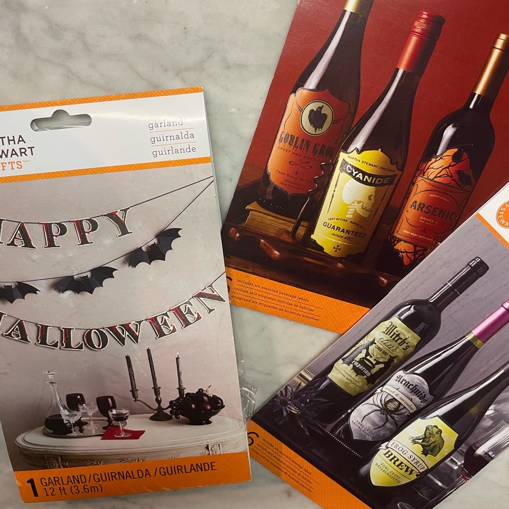 3 Martha Stewart Halloween DIY Decor Packs 🦇